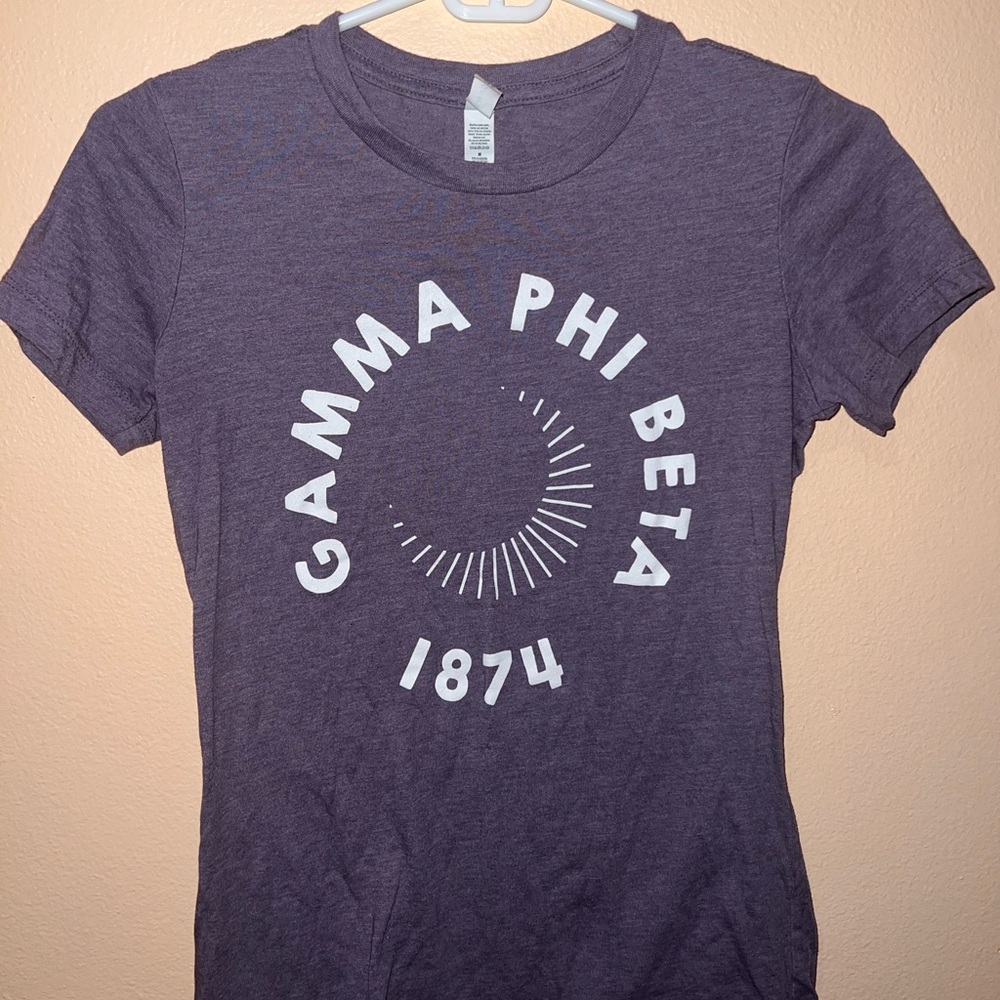 Gamma Phi Beta Women's Purple T-Shirt